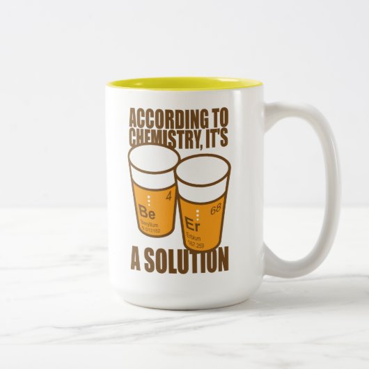 BIER ZWEIFARBIGE TASSE (Rechts)