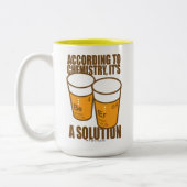 BIER ZWEIFARBIGE TASSE (Links)