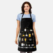 Bier-Zyklusdiagramm für hausgemachte Hopfen-Hefe Schürze (Getragen)