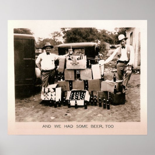 Bierausschüttung, Kilgore, TX 1931 Poster (Vorne)