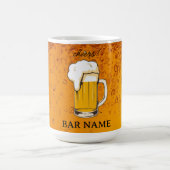 Bierbar-Geschäft Vintage-Logo-Shop Kaffeetasse (Mittel)