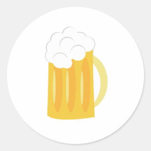 Bierbasis Runder Aufkleber