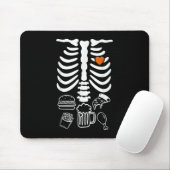 Bierbauch & Amp; Baby Skeleton Schwangerschaft Paa Mousepad (Mit Mouse)