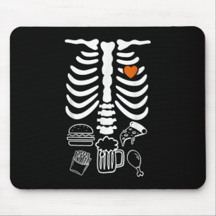 Bierbauch & Amp; Baby Skeleton Schwangerschaft Paa Mousepad