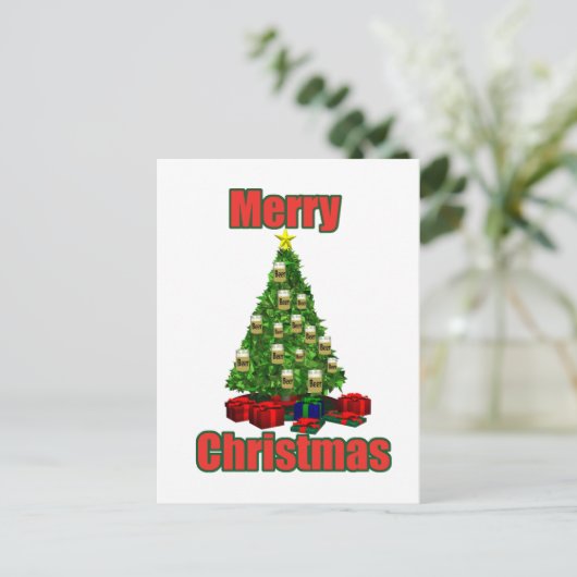 Bierbaum der frohen Weihnachten (Stehend Vorderseite)
