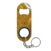Bierbläschen Flaschenöffner Schlüsselkette (Rückseite)