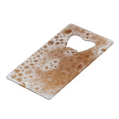 BIERBLÄSCHEN GELDKARTEN FLASCHENÖFFNER (Vorderseite Schrägansicht)