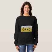Bierbläschen trinken Spiel Champion Beer Lover Par Sweatshirt (Vorne ganz)