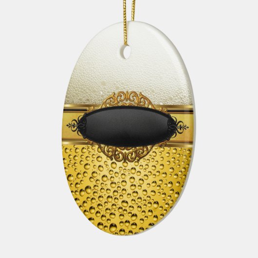 Bierblasen Ale Amber Drinks 2 Keramik Ornament (Links)