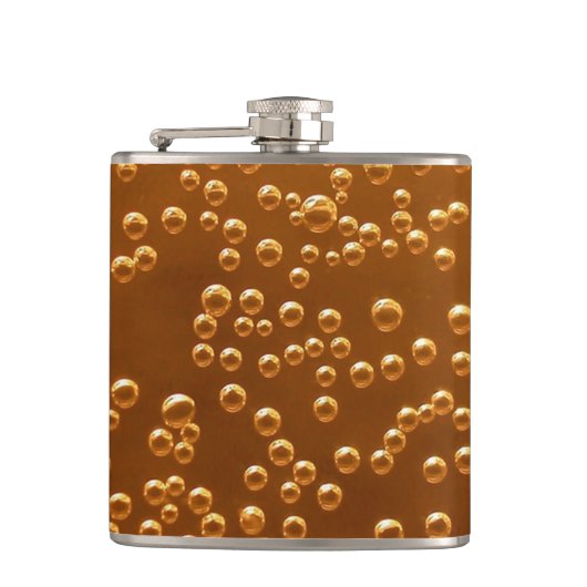 Bierblasen Flachmann (Vorderseite)