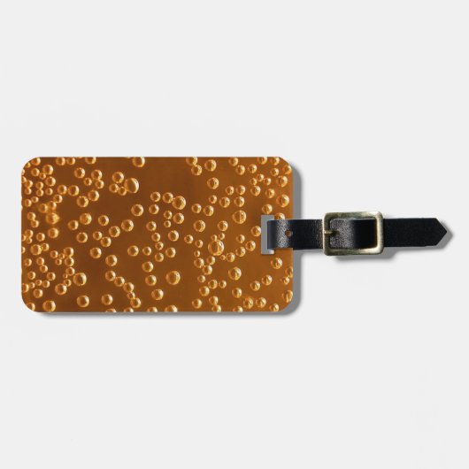 Bierblasen Gepäckanhänger (Vorderseite horizontal)