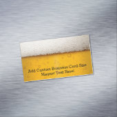 Bierblasen Magnetische Visitenkarte (Beispiel)