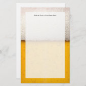 Bierblasen Nah aufwärts Briefpapier (Vorne/Hinten)