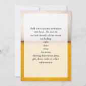 Bierblasen Nah aufwärts Einladung (Rückseite)