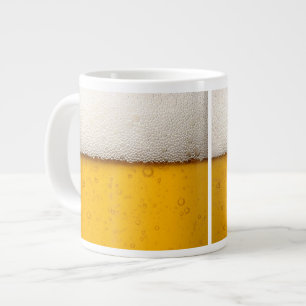 Bierblasen Nah aufwärts Jumbo-Tasse