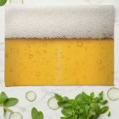 Bierblasen Nah-up Küchentuch (Gefaltet)