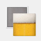 Bierblasen Nah-up Magnet (Vorderseite/Rückseite)