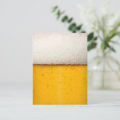 Bierblasen Nah-up Postkarte (Stehend Vorderseite)