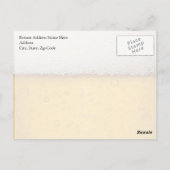 Bierblasen Nah-up Postkarte (Rückseite)