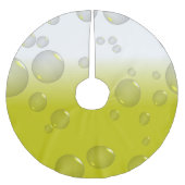 Bierblasen Polyester Weihnachtsbaumdecke (Vorderseite)