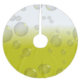 Bierblasen Polyester Weihnachtsbaumdecke