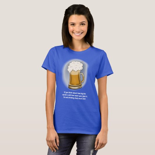 Bierblauer T - Shirt (Vorne ganz)