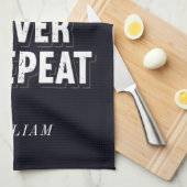 Bierboat und Trinken Personalisiert Geschirrtuch (Viertel Falte)