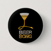 Bierbong für Frühlingspause und Junggeselinnen-Abs Button (Vorderseite)