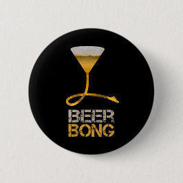 Bierbong für Frühlingspause und Junggeselinnen-Abs Button