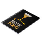 Bierbong für Frühlingspause und Junggeselinnen-Abs Notizblock (Linke Seite)