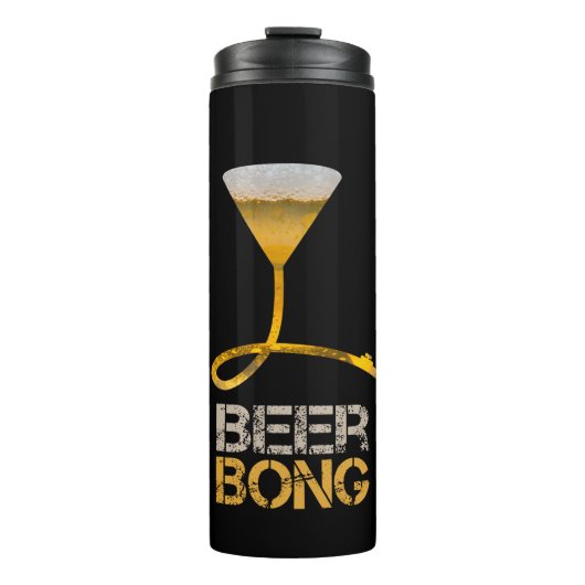 Bierbong für Frühlingspause und Junggeselinnen-Abs Thermosbecher (Vorderseite)