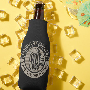 Bierbrauen personalisierte NAME-Brauerei große Tas Flaschenkühler