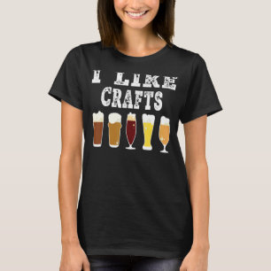 Bierbrauen Vintage Ich mache Kunsthandwerk Heimbr T-Shirt