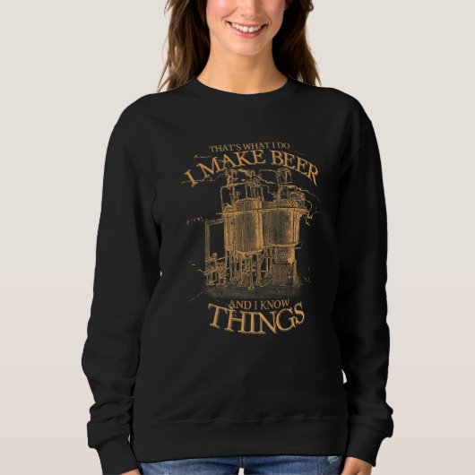 Bierbrauer Braumeister Sweatshirt (Vorderseite)