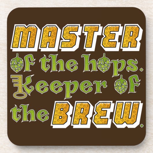 Bierbrauer Getränkeuntersetzer (Vorderseite)
