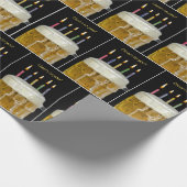 Bierbrauer-Tasse mit Kerzen Geschenkpapier (Ecke)