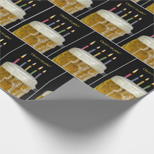 Bierbrauer-Tasse mit Kerzen Geschenkpapier