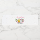 Bierbrauer und -flasche wasserflaschenetikett (Einzelnes Label)