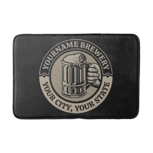 Bierbrauerei Personalisiert NAME Brauerei Big Tass Badematte