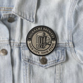 Bierbrauerei Personalisiert NAME Brauerei Big Tass Button (Beispiel)