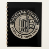 Bierbrauerei Personalisiert NAME Brauerei Big Tass Planer (Vorderseite)