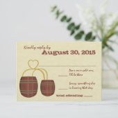 Bierbrauerei RSVP Karte (Stehend Vorderseite)