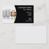 Bierbrauereiausrüstung Visitenkarte (Vorne/Hinten)