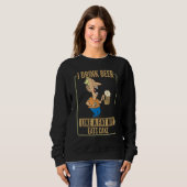 Bierbrauereien mit instabeer Drinks Sweatshirt (Vorne ganz)