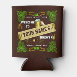 Bierbrauereien und Gerste Willkommen: Personalisie Dosenkühler