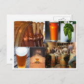 Bierbrauereistout Postkarte (Vorne/Hinten)