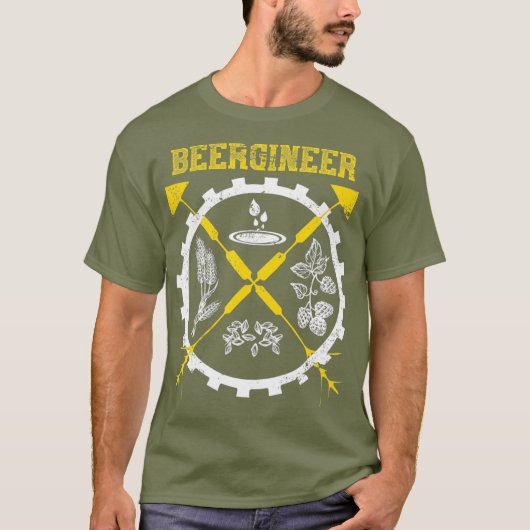 Bierbraugetränke für Bierbrauereien T-Shirt (Vorderseite)