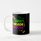 Bierbraun Funny Carnival Party Männer Geschenk Mar Kaffeetasse (Links)