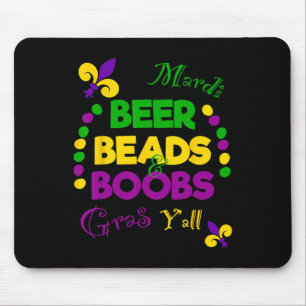Bierbraun Funny Carnival Party Männer Geschenk Mar Mousepad