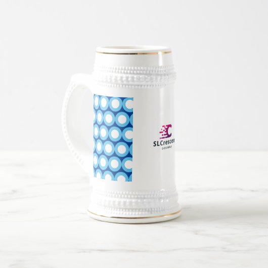 Bierbrille, Tasse und Steine (Vorderseite Links)